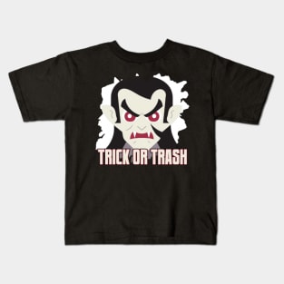 trick or trash Kids T-Shirt